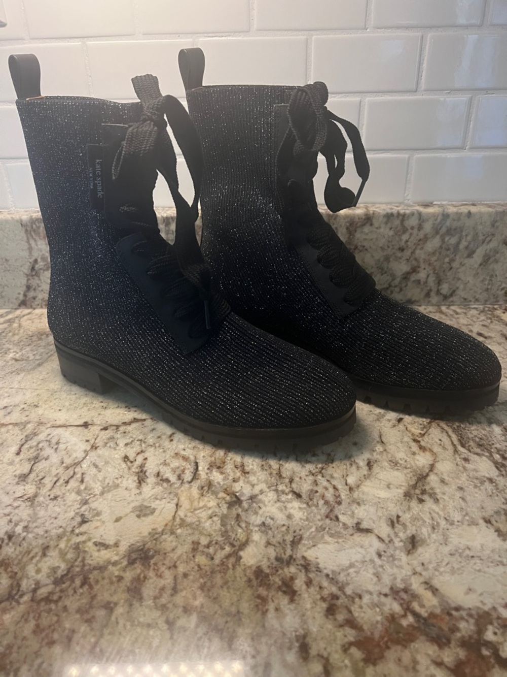 Kate Spade Merique Combat Boots 7.5